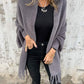 🔥HOT SALE 🔥Women's Long Sleeve Casual Tassel Shawl Coat