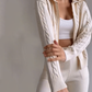 ✨HOT SALE 40% - Casual Twist Jacquard Sweater Cardigan Two-Pieces Set