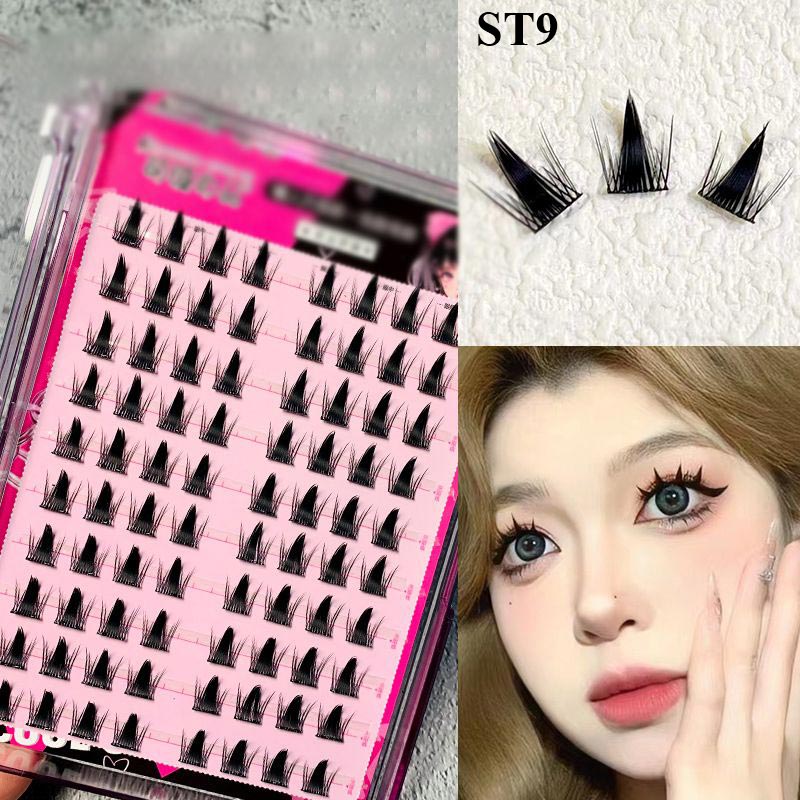 Waterproof Glue-free Realistic False Eyelashes-12