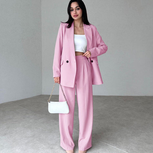 💕Hot Sale 40% OFF💕Women's Long 2-Piece Blazer Suit Set