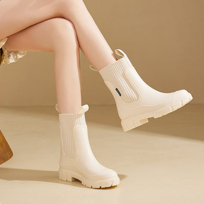 ✨New Arrival✨Waterproof Non-Slip Thick Sole Mid-Calf Boots